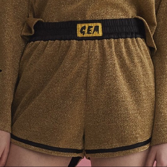 LAZY OAF NWT G.E.M. GOLD MEMBER SHORTS L - Picture 4 of 9